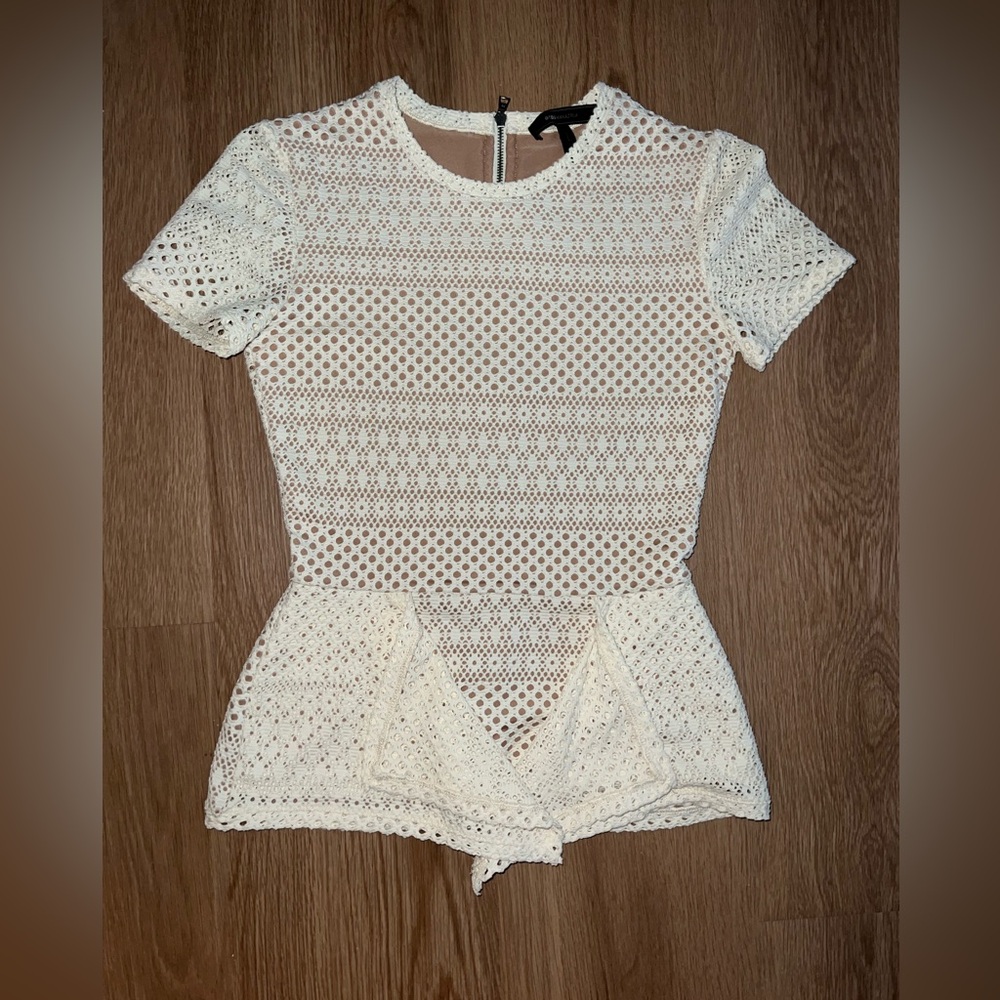 BCBG Cream Top